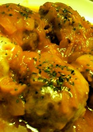 煮込んでやったぜミニハンバーグ-レシピのメイン写真