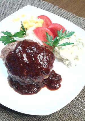 家のハンバーグ＆ソース♪-レシピのメイン写真
