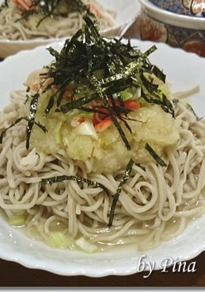 冷やし蕎麦~おろし味噌つゆ~-レシピのメイン写真