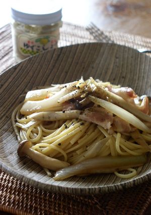 ごぼうのパスタ柚子胡椒風味-レシピのメイン写真