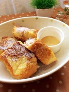 オリーブオイルで焼くフレンチトースト-レシピのメイン写真
