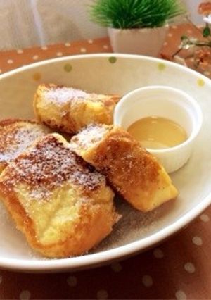 オリーブオイルで焼くフレンチトースト-レシピのメイン写真