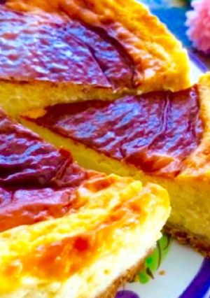 粉不使用★簡単ベイクドチーズケーキ-レシピのメイン写真