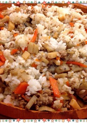☆根菜で混ぜご飯☆-レシピのメイン写真
