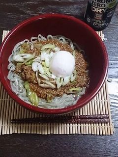 ウメちゃんのジャージャー麺風わかめうどん-レシピのメイン写真