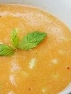 メロンとキュウリのヴィシソワーズ-レシピのメイン写真