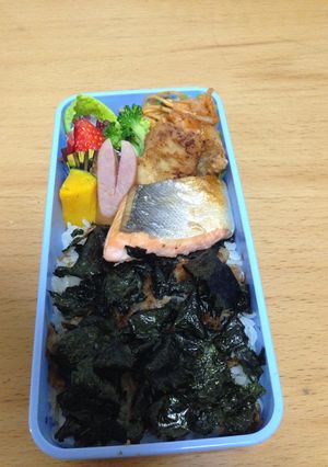 のり弁当(2段)-レシピのメイン写真