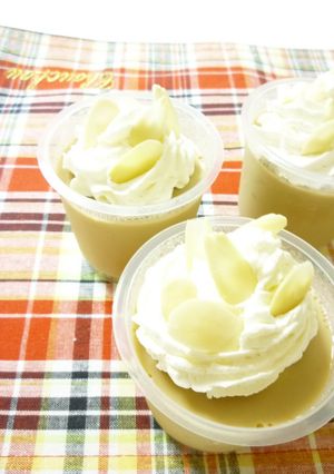 懐かしのコーヒー牛乳寒天☆ホイップ盛り！-レシピのメイン写真