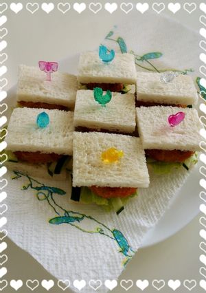つくねのリメイク◎つくねサンドイッチ☆-レシピのメイン写真