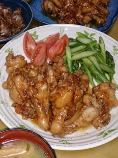 鶏手羽元肉の照り煮-レシピのメイン写真