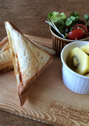 バナナのホットサンド-レシピのメイン写真