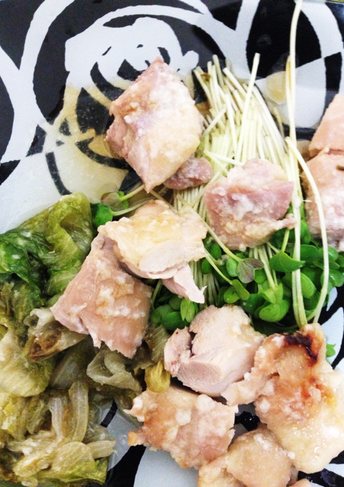 ルクエで簡単！とろとろレタスの塩麹チキン-レシピのメイン写真