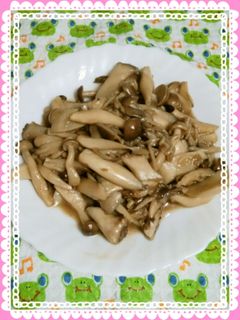 きのこの麺つゆバター炒め-レシピのメイン写真