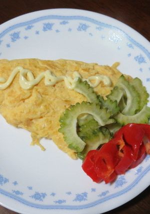 簡単マヨオムレツ(^_-)-レシピのメイン写真