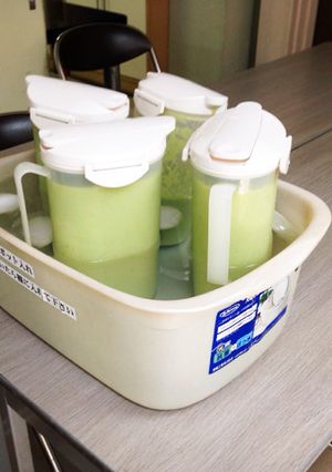 グリーンスムージー砂糖不使用-レシピのメイン写真