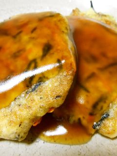 そら豆入り飛龍頭のあんかけ-レシピのメイン写真