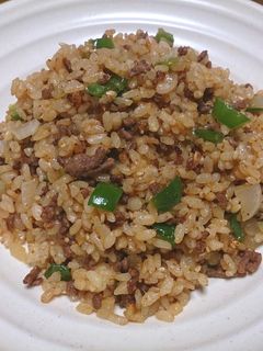 ピリ辛挽き肉チャーハン-レシピのメイン写真