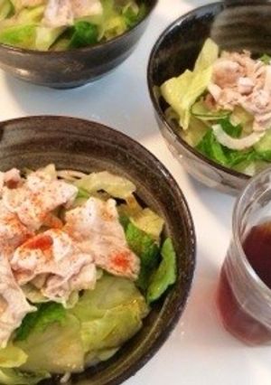 簡単！冷しゃぶサラダうどん-レシピのメイン写真