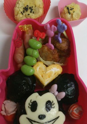 簡単ミニーﾁｬﾝぉ弁当-レシピのメイン写真