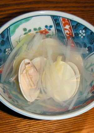 はまぐりとショウガのスープ-レシピのメイン写真