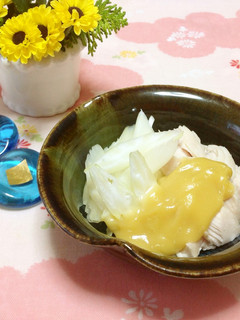 レモン風味の酢味噌♡セロリ&ささみ-レシピのメイン写真