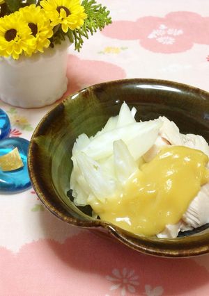 レモン風味の酢味噌♡セロリ＆ささみ-レシピのメイン写真