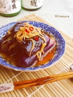 茄子の新生姜甘酢焼き浸し-レシピのメイン写真