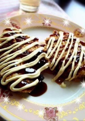 冷ご飯&キムチでお好み焼き☆-レシピのメイン写真
