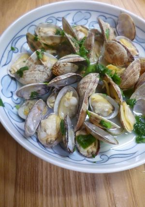 レンジで・あさりの酒蒸し(バター風味)-レシピのメイン写真