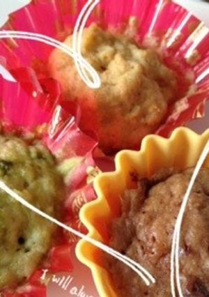 材料2つ！バナナカップケーキ♡-レシピのメイン写真