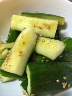 キュウリとごま油のさっぱり漬け-レシピのメイン写真