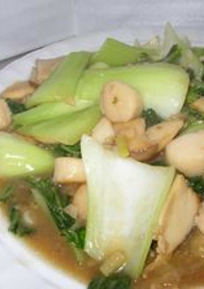 ホタテと青梗菜の炒め物-レシピのメイン写真
