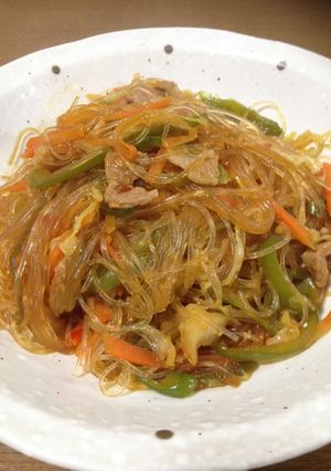 冷蔵庫にあるもので麻婆春雨-レシピのメイン写真