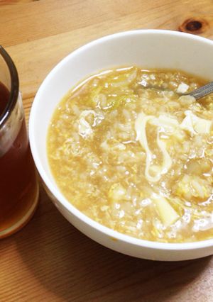 余ったご飯で激ウマ！白菜のおじや✨-レシピのメイン写真