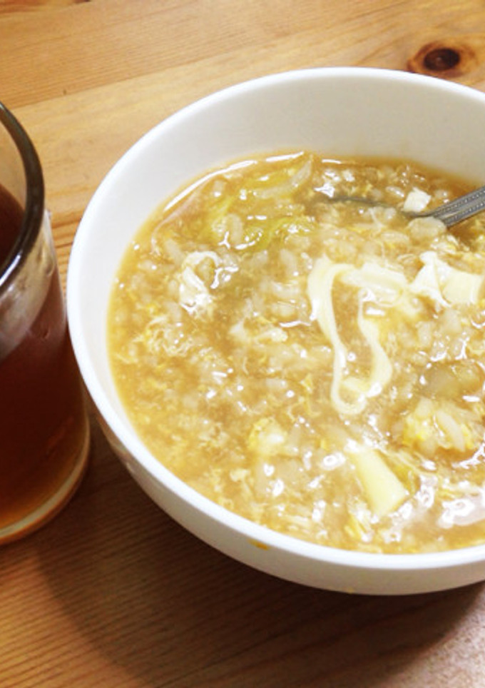 余ったご飯で激ウマ！白菜のおじや✨-レシピのメイン写真