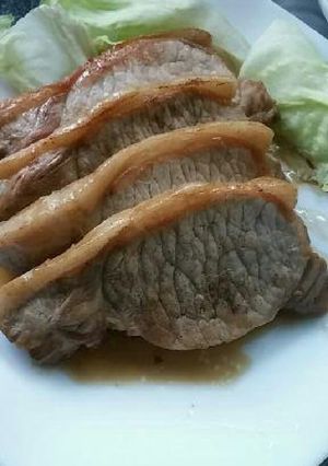 簡単豚ロースステーキ-レシピのメイン写真