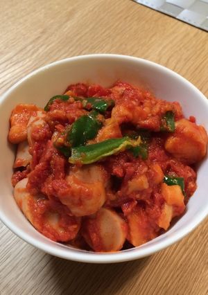 麩とトマトの煮込み-レシピのメイン写真