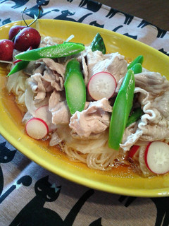 豚しゃぶ素麺♪-レシピのメイン写真