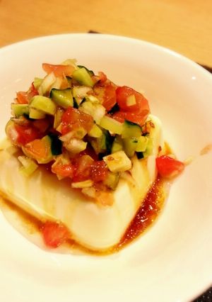 簡単すぎる‼さっぱり豆腐サラダ♪-レシピのメイン写真