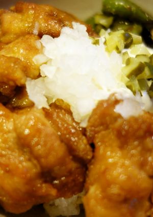 夏!鳥唐揚げ甘酢丼-レシピのメイン写真