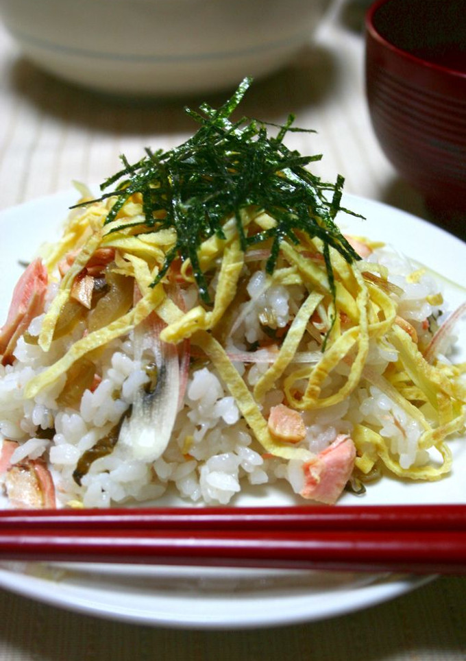 鮭と高菜のちらし寿司-レシピのメイン写真