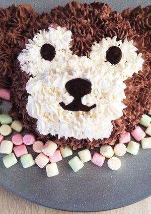 ダッフィーケーキ簡単-レシピのメイン写真