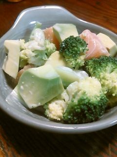 サーモンとアボガドのマヨわさサラダ-レシピのメイン写真