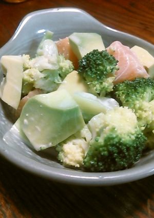 サーモンとアボガドのマヨわさサラダ-レシピのメイン写真