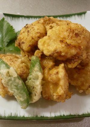 鶏肉ピーナッツ衣あげ-レシピのメイン写真