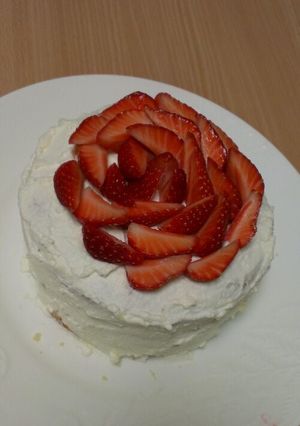 15cm(18cm)ショートケーキ-レシピのメイン写真