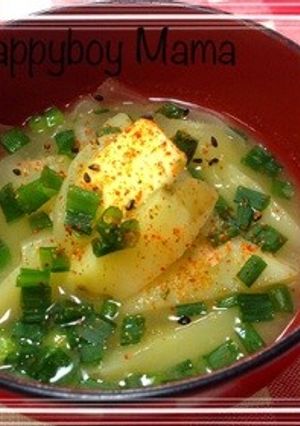 気分をかえて♡じゃがバタ風みそ汁(^^)-レシピのメイン写真