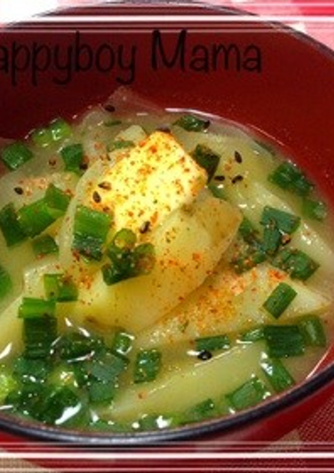 気分をかえて♡じゃがバタ風みそ汁(^^)-レシピのメイン写真