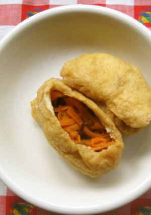 ニンジン入り油揚げ-レシピのメイン写真