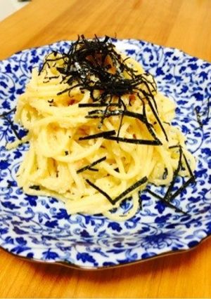 レンジde生たらこスパ-レシピのメイン写真